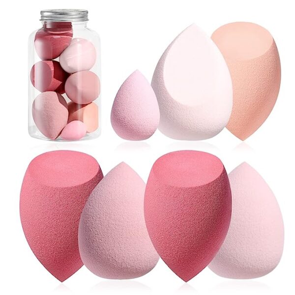 Makeup Sponge Set BS-MALL Blender Sponges 7 Pcs for Liquid