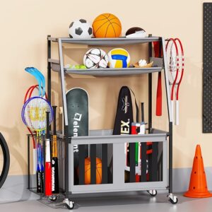 Sttoraboks Garage Sports Equipment Organizer, Balls Storage System for Garage